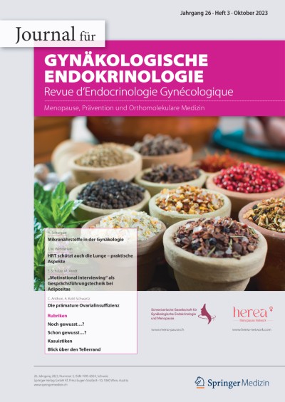 Journal für Gynäkologische Endokrinologie/Schweiz 3/2023