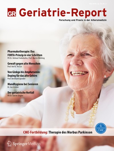 Link zu Zeitschrift Geriatrie-Report