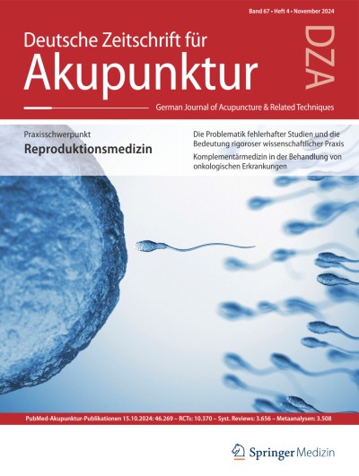 Deutsche Zeitschrift für Akupunktur 4/2024