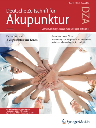 Deutsche Zeitschrift für Akupunktur 3/2025