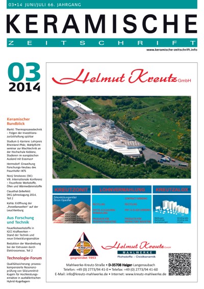 Keramische Zeitschrift 3/2014