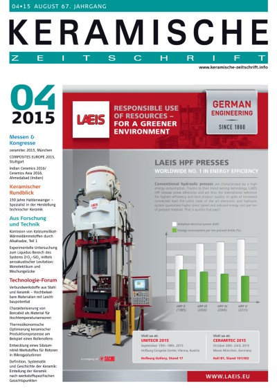 Keramische Zeitschrift 4/2015