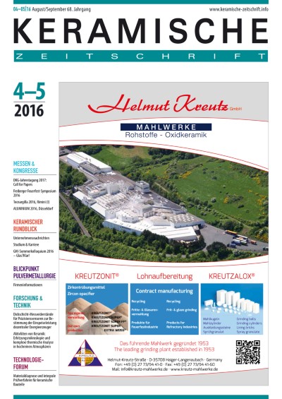 Keramische Zeitschrift 4-5/2016