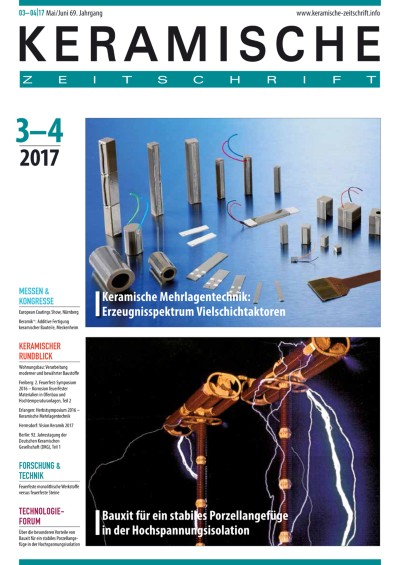 Keramische Zeitschrift 3-4/2017