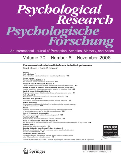 Psychological Research 6/2006