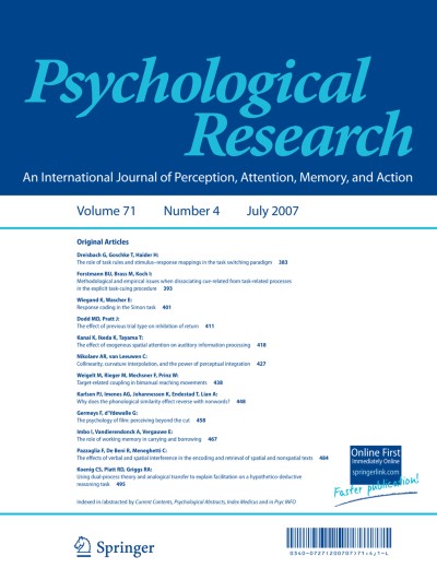 Psychological Research 4/2007