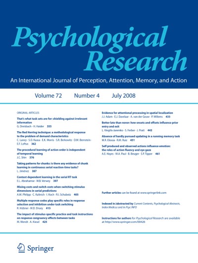 Psychological Research 4/2008