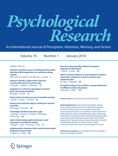 Psychological Research 1/2010