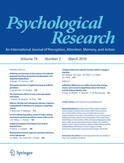 Psychological Research 2/2010