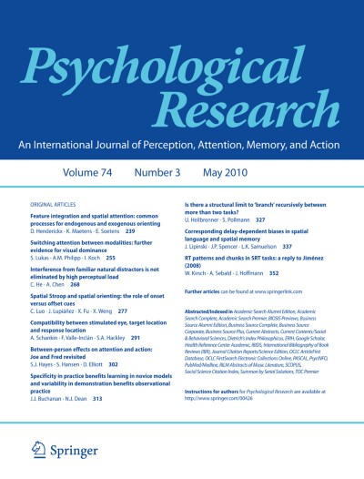 Psychological Research 3/2010