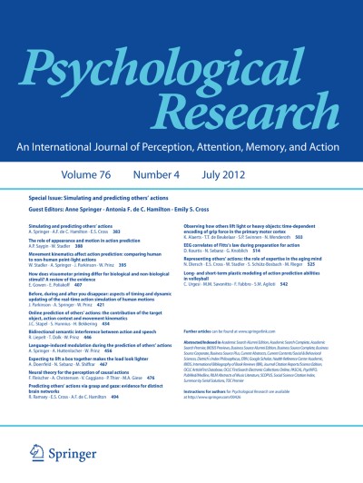 Psychological Research 4/2012