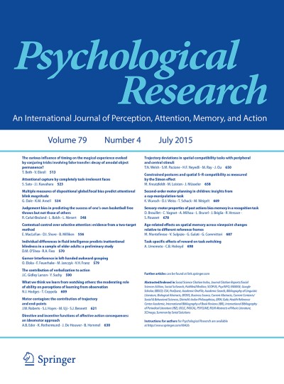 Psychological Research 4/2015