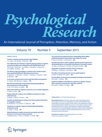 Psychological Research 5/2015