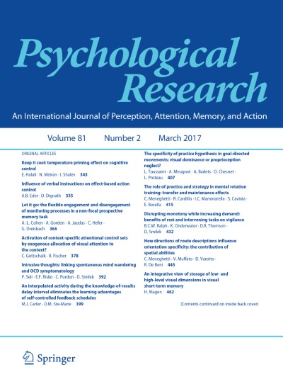 Psychological Research 2/2017
