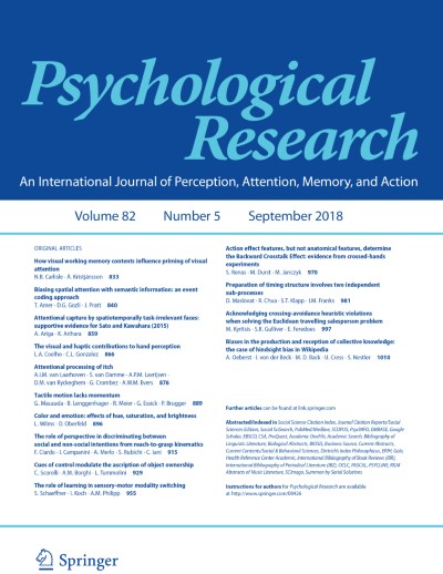 Psychological Research 5/2018