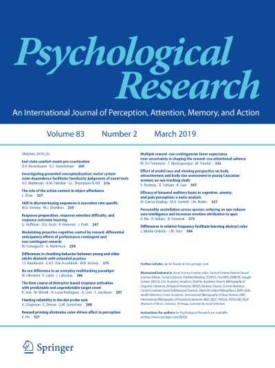 Psychological Research 2/2019