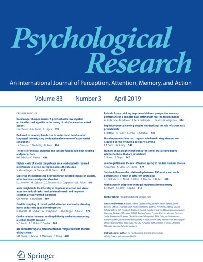Psychological Research 3/2019