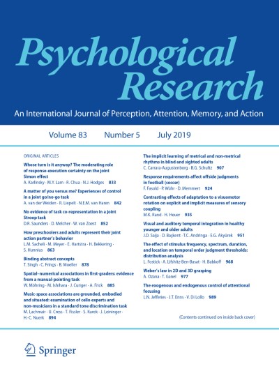 Psychological Research 5/2019