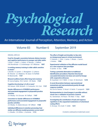 Psychological Research 6/2019