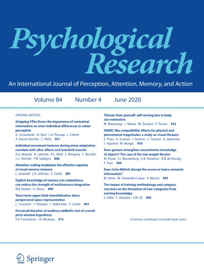 Psychological Research 4/2020