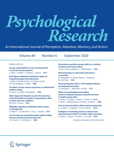 Psychological Research 6/2020