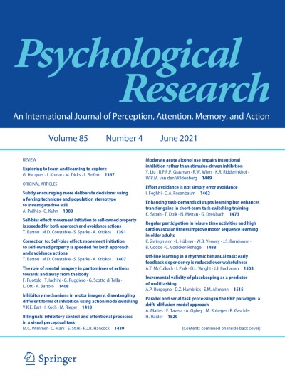 Psychological Research 4/2021