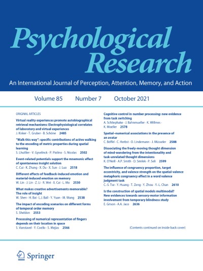 Psychological Research 7/2021
