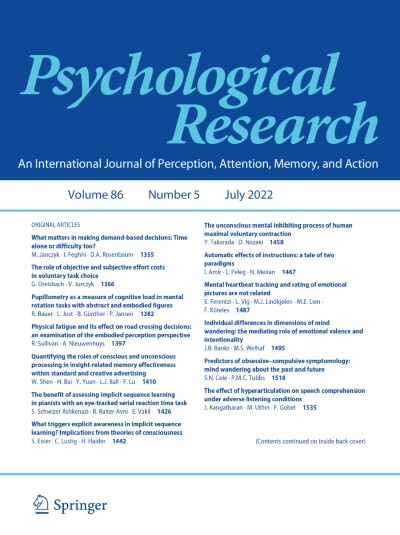 Psychological Research 5/2022