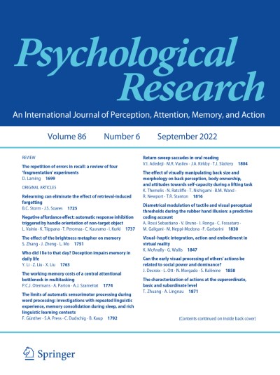 Psychological Research 6/2022