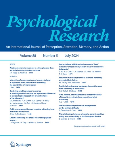 Psychological Research 5/2024