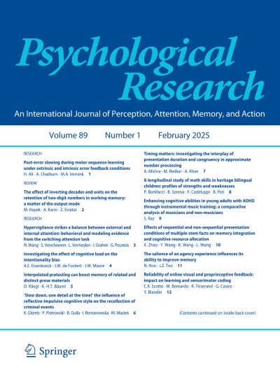 Psychological Research 1/2025