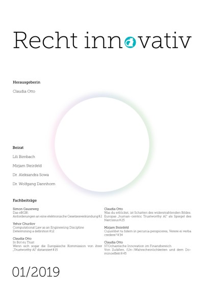 Recht Innovativ 1/2019