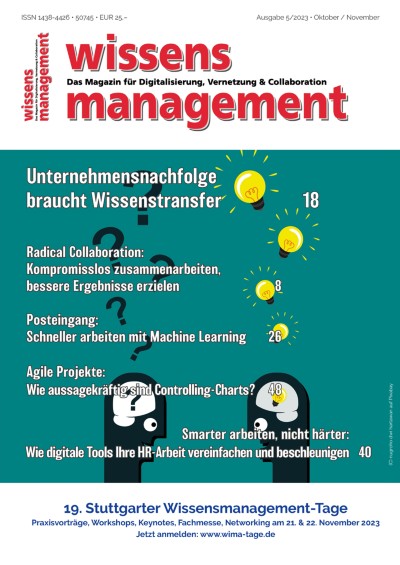 Soeben erschienen! Wissensmanagement 5/2023