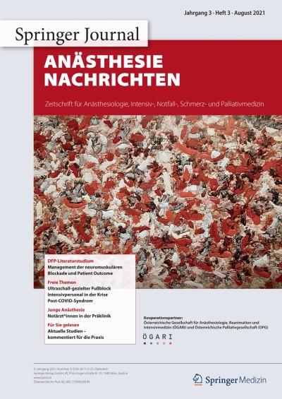 Link zu Zeitschrift Anästhesie Nachrichten