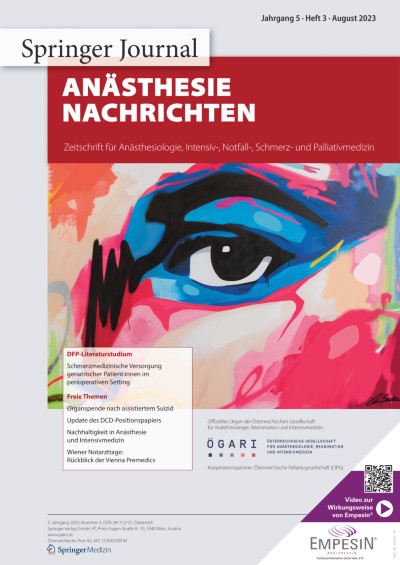 Anästhesie Nachrichten 3/2023