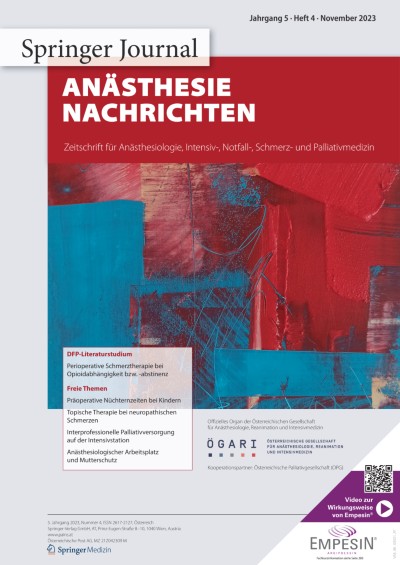 Anästhesie Nachrichten 4/2023