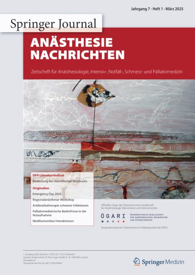 Anästhesie Nachrichten 1/2025
