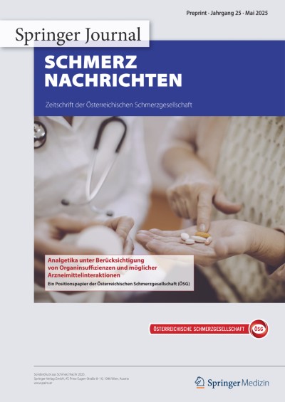 Schmerz Nachrichten 1/2025