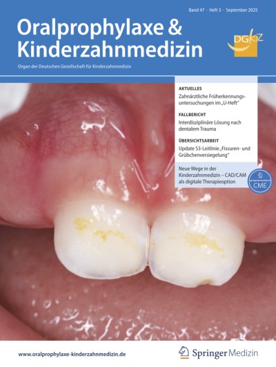 Link zu Zeitschrift Oralprophylaxe & Kinderzahnmedizin