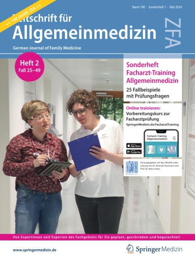 Zeitschrift für Allgemeinmedizin 1/2024
