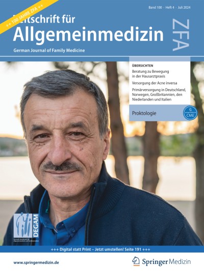 Zeitschrift für Allgemeinmedizin 4/2024