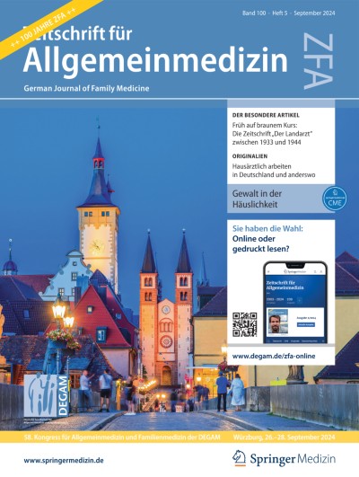 Zeitschrift für Allgemeinmedizin 5/2024