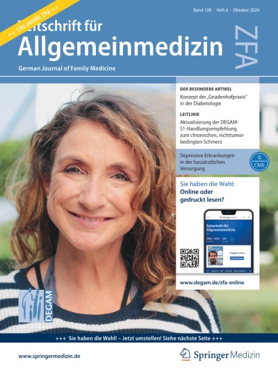 Zeitschrift für Allgemeinmedizin 6/2024