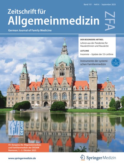 Zeitschrift für Allgemeinmedizin 6/2025