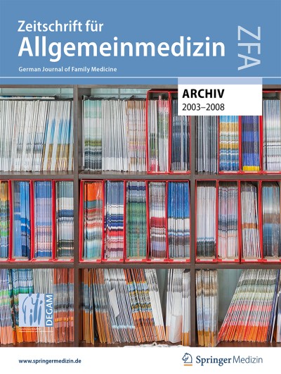 Zeitschrift für Allgemeinmedizin 7/2007