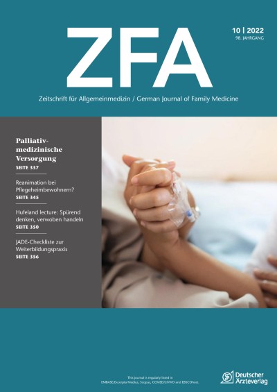 Zeitschrift für Allgemeinmedizin 10/2022