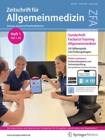 Zeitschrift für Allgemeinmedizin 1/2023