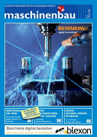 Link zu Zeitschrift Maschinenbau Schweizer Industriemagazin