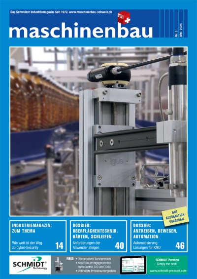Link to Journal Maschinenbau Schweizer Industriemagazin