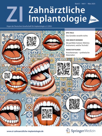 ZI Zahnärztliche Implantologie 1/2025